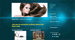Desktop Screenshot of mastersalons.biz